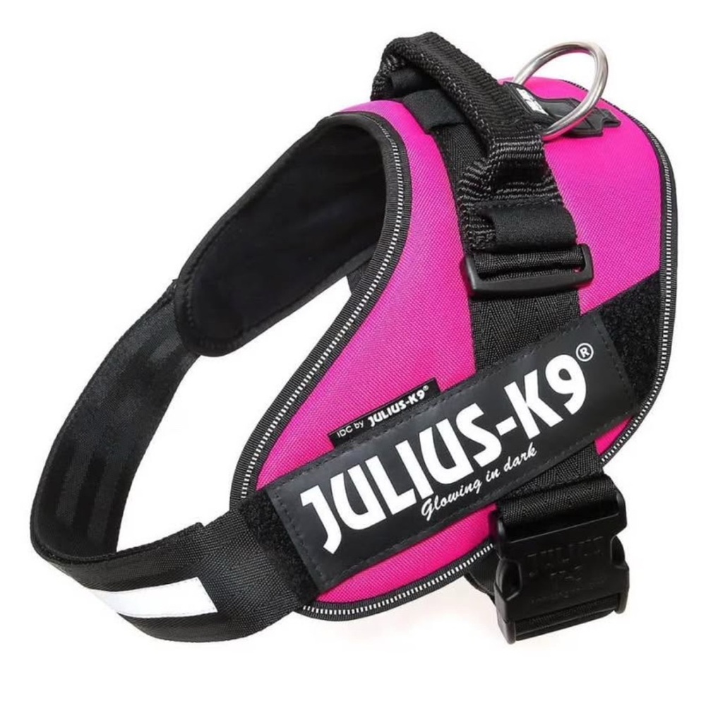 Julius-K9 Pink Dog Harness